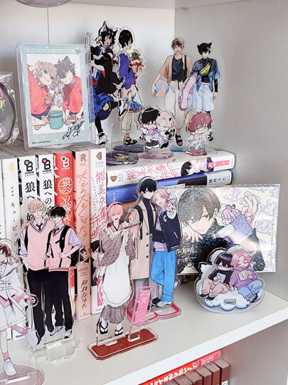 Some of my manga and goods collection.